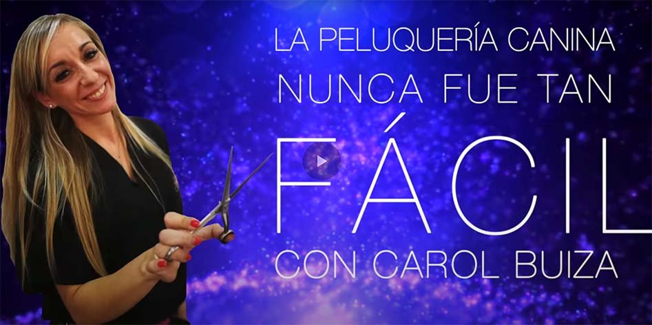 Cómo es una ACADEMIA de peluquería canina, miniserie SALÓN DE PRÁCTICAS real 4 cartel carol buiza, la peluqueria canina nunca fue tan facil