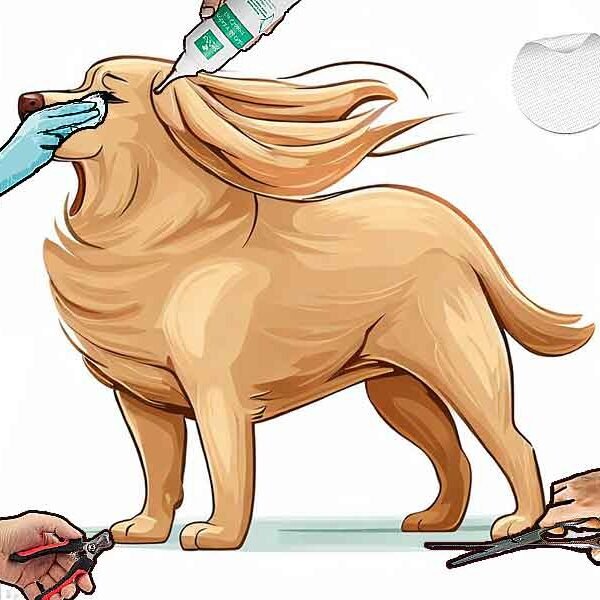 anexos-de-peluquería-canina vaciado de glándula perianal, corte de uñas, limpieza de oídos y ojos.